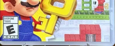 Mario vs. Donkey Kong, the ESRB box on its front