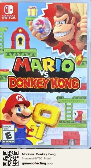 Mario vs. Donkey Kong Nintendo Switch, NTSC box front
