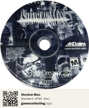 Shadow Man Sega Dreamcast, NTSC disc