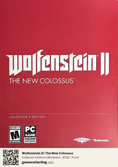 Wolfenstein II: The New Colossus Computer, NTSC box front