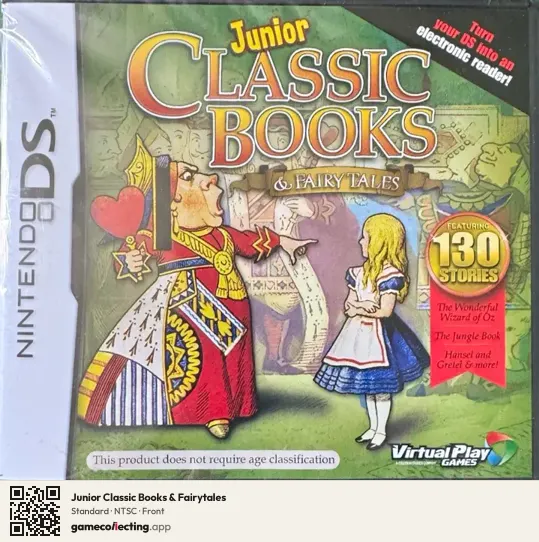 Junior Classic Books & Fairytales Nintendo DS, NTSC box front