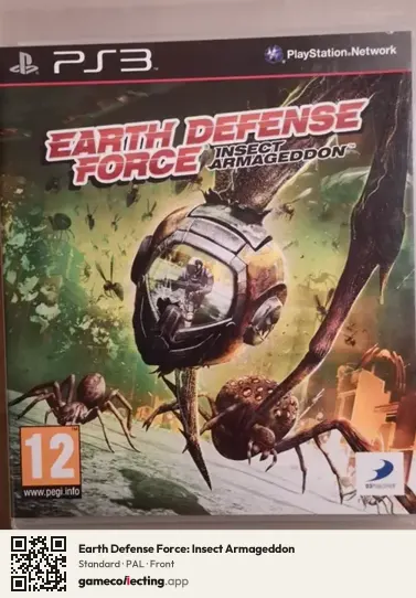 Earth Defense Force: Insect Armageddon PlayStation 3, PAL box front
