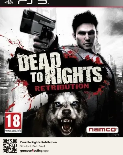 Dead to Rights: Retribution PlayStation 3, PAL box front