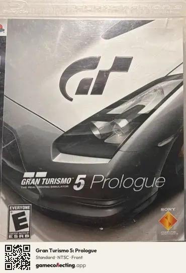 Gran Turismo 5: Prologue PlayStation 3, NTSC box front