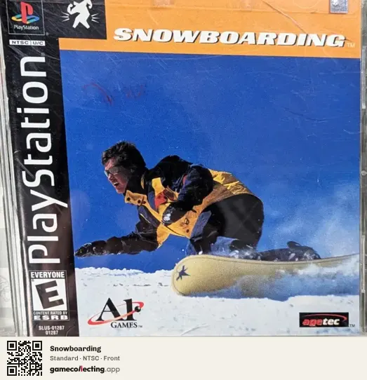 Snowboarding PlayStation, NTSC box front