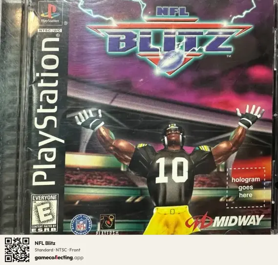 NFL Blitz PlayStation, NTSC box front