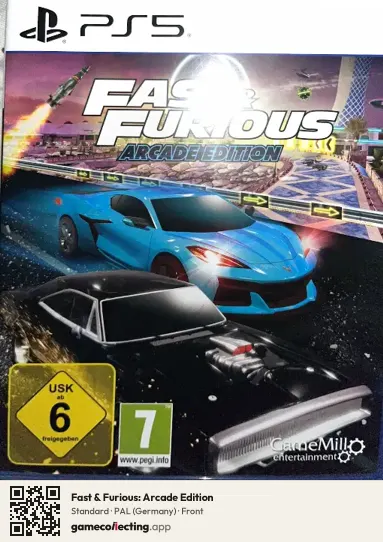 Fast & Furious: Arcade Edition PlayStation 5, Germany box front