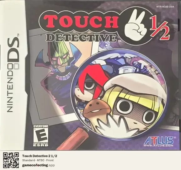 Touch Detective 2 1/2 Nintendo DS, NTSC box front