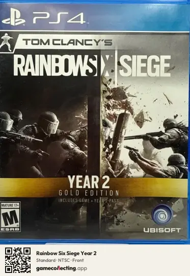 Rainbow Six Siege Year 2 PlayStation 4, NTSC box front