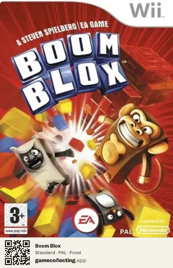 Boom Blox Nintendo Wii, PAL box front
