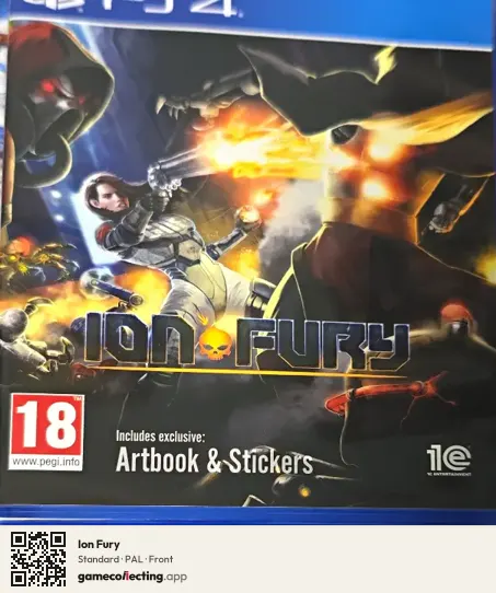 Ion Fury PlayStation 4, PAL box front