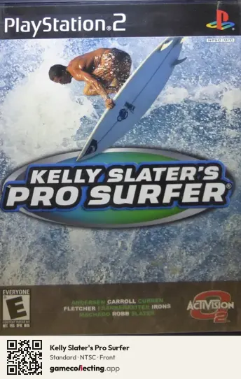 Kelly Slater's Pro Surfer PlayStation 2, NTSC box front