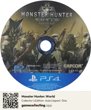Monster Hunter: World PlayStation 4, Asia disc