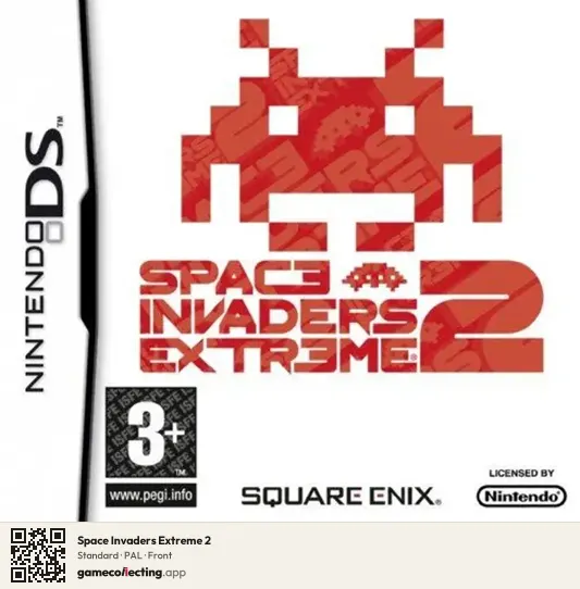 Space Invaders Extreme 2 Nintendo DS, PAL box front