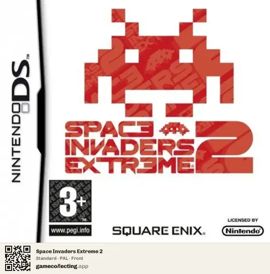 Space Invaders Extreme 2 Nintendo DS, PAL box front