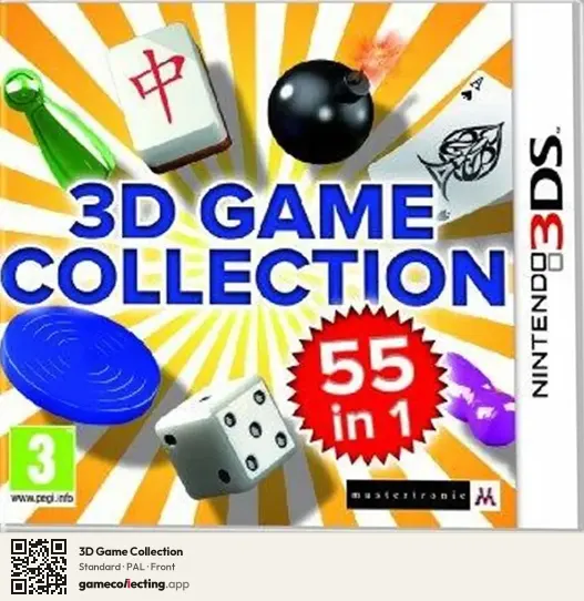3D Game Collection Nintendo 3DS, PAL box front