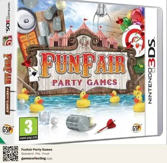 Funfair Party Games Nintendo 3DS, PAL box front