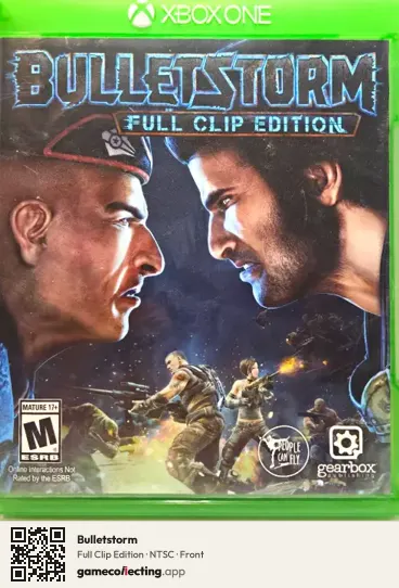 Bulletstorm Xbox One, NTSC box front