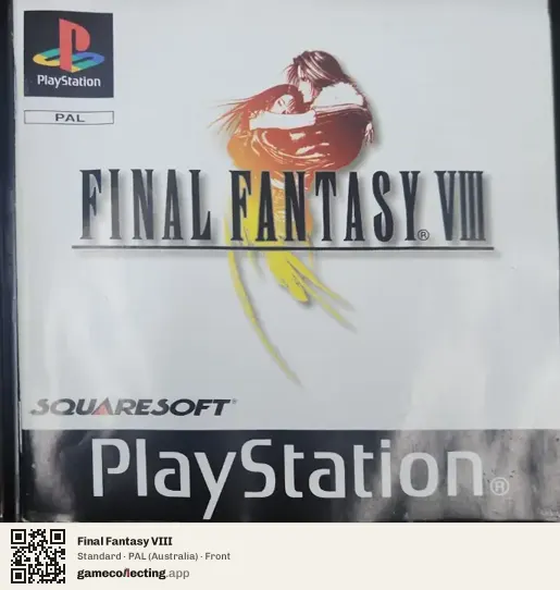 Final Fantasy VIII PlayStation, Australia box front