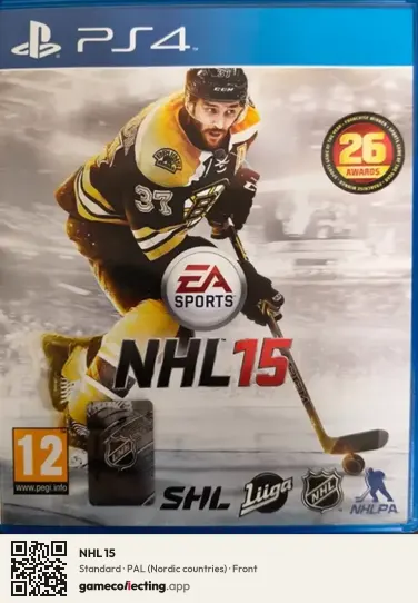 NHL 15 PlayStation 4, Nordic countries box front