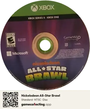 Nickelodeon All-Star Brawl Xbox Series X, NTSC disc