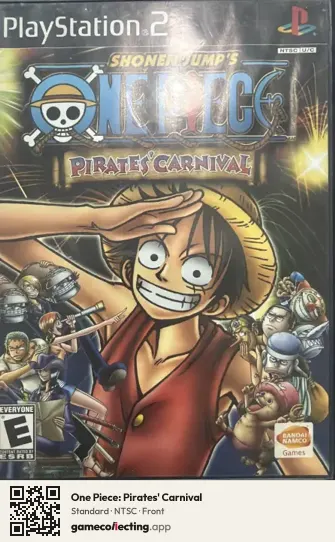 One Piece: Pirates' Carnival PlayStation 2, NTSC box front