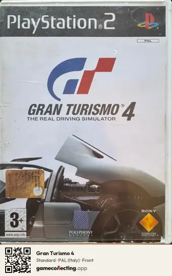 Gran Turismo 4 PlayStation 2, Italy box front