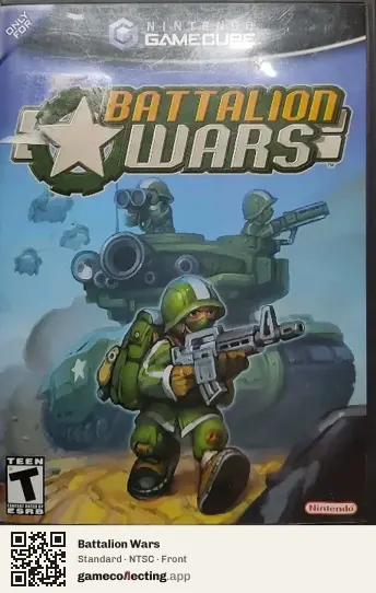Battalion Wars Nintendo GameCube, NTSC box front