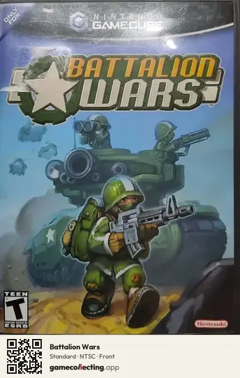 Battalion Wars Nintendo GameCube, NTSC box front