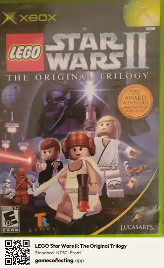 LEGO Star Wars II: The Original Trilogy Xbox, NTSC box front
