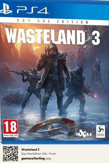 Wasteland 3 PlayStation 4, PAL box front