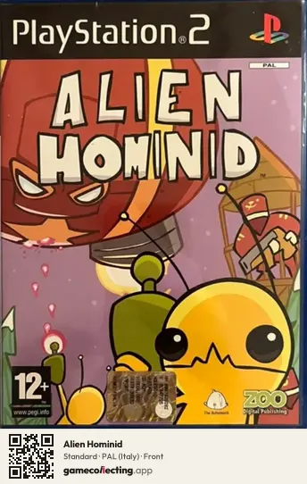 Alien Hominid PlayStation 2, Italy box front