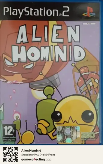 Alien Hominid PlayStation 2, Italy box front