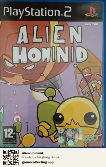 Alien Hominid PlayStation 2, Italy box front