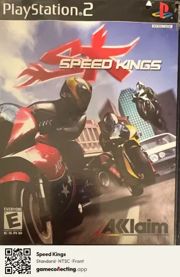 Speed Kings PlayStation 2, NTSC box front