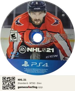 NHL 21 PlayStation 4, NTSC disc