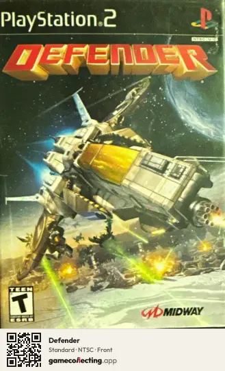 Defender PlayStation 2, NTSC box front