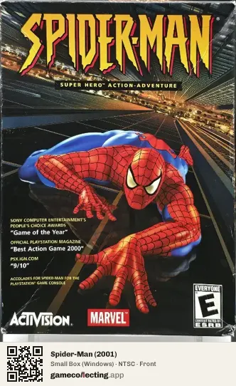 Spider-Man (2001) Computer, NTSC box front
