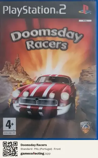 Doomsday Racers PlayStation 2, Portugal box front