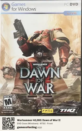 Warhammer 40,000: Dawn of War II Computer, NTSC box front
