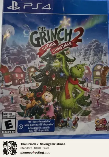 The Grinch 2: Saving Christmas PlayStation 4, NTSC box front
