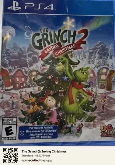 The Grinch 2: Saving Christmas PlayStation 4, NTSC box front