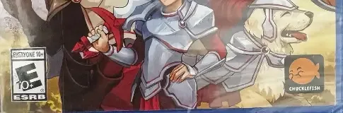 Wargroove, the ESRB box on its front