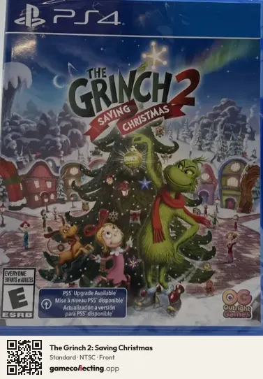 The Grinch 2: Saving Christmas PlayStation 4, NTSC box front