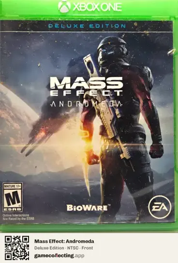 Mass Effect: Andromeda Xbox One, NTSC box front