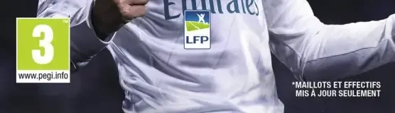 FIFA 18, the PEGI square on its front