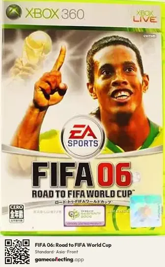 FIFA 06: Road to FIFA World Cup Xbox 360, Asia box front