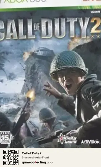 Call of Duty 2 Xbox 360, Asia box front