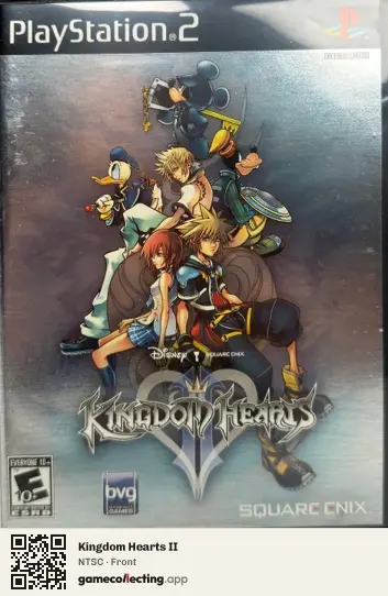 Kingdom Hearts II PlayStation 2, NTSC box front