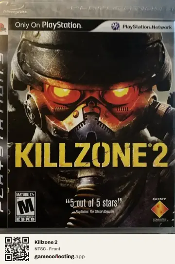 Killzone 2 PlayStation 3, NTSC box front
